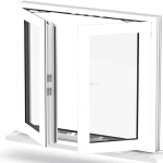 flush casement window mask